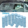 20/50/100/200Pcs Car Solid Cleaner Effervescent Tablets Spray Cleaner Car Window Windshield Glass Cleaning Auto Accessories| |