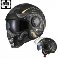 Cyril Retro Motorcycle Helmet Four Seasons Universal Combination Half Helmet - Helmets - Ebikpro.com