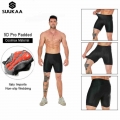 Sports Men's Cycling Underwear Shorts 5D Padded Bike Bicycle MTB Liner Shorts with Anti Slip Leg Grips|Cycling Shorts| - O