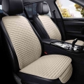 Car Seat Cover Front/rear Flax Seat Protect Cushion Automobile Seat Cushion Protector Pad Car Covers Mat Protect - Automobiles S