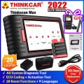 Thinkcar Thinkscan Max auto car Diagnostic Scan Tools full System OBD2 Scanner 28 Reset TPMS IMMO ECU Coding PK ThinkTool Mini|E