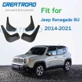 4pcs/set Car Mudflaps Splash Guards Mud Flap Mudguards Fender For Jeep Renegade Bu 2014-2021 2015 2016 Car Styling Accessories -