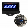 KOSO Mini RPM Meter Digital Square LCD Display Engine Tach Hour Meter Tachometer Gauge for BMW YAMAHA KAWASAKI Racing Motorcycle