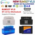 Latest Version Of Mini Elm327 V1.5 Wifi Bluetooth 4.0 Auto Scanner Obd2 Car Elm 327 Tester Diagnostic Tool For Android For Apple