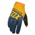 Delicate Fox Motorbike 360/180 Race Glove Scooter Locomotive Motocross Blue Yellow Gloves|Gloves| - Ebikpro.com