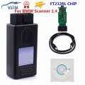 Newest OBD OBD2 For B/M*W Scanner 1.4 OBDII Scanner Code Reader with obd2 Interface 1.4.0 version Auto Diagnostic Tool Free Ship