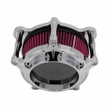 Motorcycle Chrome Housing Air Cleaner Intake Grey Filter For Harley Sportster XL Touring Street Glide FLHR Softail Dyna FLSTNSE|