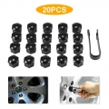 20 pcs/set 17mm Car Wheel Nut Caps Protection Covers Caps Anti Rust Auto Hub Screw Cover Car Tyre Nut Bolt Exterior Decoration|