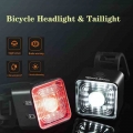 High Lumen WT06 Headlight and Tail Light Sets for Bicycle IP66 Waterproof Cycling Smart Sensor Brake Warning Lamp 5 Gear Mode|Bi