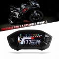 2021 New Motorcycle Universal LCD Cylind For1,2,4 Cylinder ​Speedometer 13000RPM Optional Backlight Digital Odemeter Tachometer|