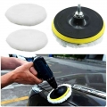 5/6pcs 3/4/5/6/7 Inch Polishing Kit Polishing Pad Car Waxing Sponge Disk Wool Wheel Auto Paint Care Polisher Pads Car Gadget - P