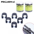 Risk 30pcs/lot Plastic Bike Cable Tube Lock Buckle Mtb Road Bicycle Frame On Line Tube Cable Button C/u Type Frame Cable Lock -