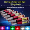 1pcs Car t10 led 192 w5w super bright 57smd canbus 3014 Car marker Auto Wedge Clearance Lights bulb parking lamps Side Light|Sig