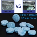 10pieces Car Vehicles Windshield Solid Soap Piece Window Glass Washing Cleaning Effervescent Tablets| | - ebikpro.com