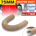 75mm Car Air Heater Ducting Pipe Diesel Heater Air Intake Outlet Exhaust Hose Tube Aluminum Foil For Webasto Eberspacher|Heater