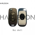 Folding Remote Car Key Shell For Renault Kadjar Captur Megane 3 Buttons With Logo Key Case Fob With HU138TE HU56R VAC102 VA2|Car