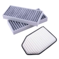 Car Engine & Cabin Air Filters Combo Set 53034018AE 53034018AD 68257791AA 55111302AA Fit For Jeep Wrangler JK V6 3.6L 2012 2