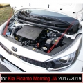 For Kia Picanto Morning (ja) 2017-2019 Front Hood Modify Gas Spring Carbon Fiber Lift Supports Struts Rod Shocks - Strut Bars -