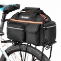 B SOUL 13L Waterproof Bicycle Rear Bag Cycling Seat Rack Storage Trunk Handbag Pannier Travel Riding Mountain Road Bike Bags|bik