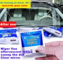 500pcs Auto Solid Cleaner Car Windshield Wiper Glass Washer Compact Effervescent Tablets Window Repair Car Accessories - Windshi