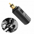 1pcs DIY DIN Hella Male Plug Powerlet Plug European Type 12v Cigarette Lighter Adapter Connector Fits BMW Motorcycles|Motorbike