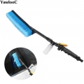 Car Wash Brush Auto Exterior Retractable Long Handle Water Flow Switch Foam Bottle Car Cleaning Brush - Sponges, Cloths & Br