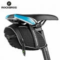 ROCKBROS Bike Saddle Bag 3D Shell Rainproof Reflective Shockproof Bicycle Tube Bag Rear Tail Seatpost Bag Bicycle Accessories|Bi