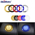 Car Accessories decoration Engine Start Stop Cover Ignition Key Push Cover Rings Case For Ford Focus MK4 Fiesta ST Ecosport|Int