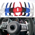 2Pcs Car Auto Steering Wheel Paddle Extend Shifter Metal Shift Gear Paddle Extension For VW GOLF 7 GTI R GTD GTE MK7 2014 2019|S