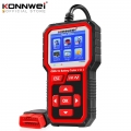 KONNWEI KW681 6V 12V Car Motorcycle Battery Tester Obd 2 Auto Diagnostic Tool 2 in1 2000 CCA Car Diagnostics Obd2 Scanner|Car B