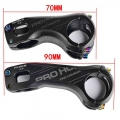 Aluminum Alloy Road Bicycle Stem Mountain Bike Stem17degree 70/ 90MM 31.8 * 28.6MM XC MTB AM Bicycle Handlebar mtb stem 4color|B