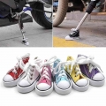 Motorcycle Side Stand Funny Cute Mini Shoe Bicycle Foot Support Motor Bike Kickstand 7.5cm Toy Accessories|Stands| - Officemat