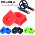 1 Pair RISK Road Mountain Bike Bicycle Wheel Chain Crank Arm Silicone Cover Sleeve Protectors Crankset Protective Case|Protectiv