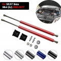 For Seat Ibiza Mk4 (6j) 2008-2017 Front Bonnet Hood Modify Gas Struts Carbon Fiber Lift Support Shock Damper Absorber - Strut Ba