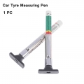 25mm Car Tyre Measuring Pen Universal Tire Tread Pattern Depth Measuring Tool Cylindrical Automotive Thickness Detection Gauge|T