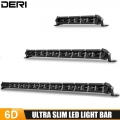 6d Led Light Bar 7'' 13'' 20 Inch Offroad Slim Led Bar Auto Driving Light Fog Lamp For Niva Lada Truck 4x4 Suv A