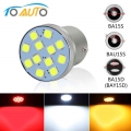 1pcs 1156 Ba15s P21w Bau15s Py21w Led 1157 Bay15d P21/5w Ba15d 800lm 12smd 3030 Car Turn Signal Reverse Lights Auto Lamp 12v - S