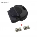 Okeytech Good Quality Remote Fob Key Shell For Nissan Micra Almera Primera X-trail 2 Buttons Car Key Case Cover No Blade - Car K