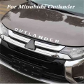 OUTLANDER Car Letter Stickers Hood Emblem Logo 3D Letter Badge Modification For Mitsubishi Outlander Accessories Car Styling