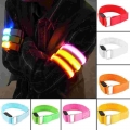 LED light band Reflective LED Light Arm Armband Strap Safety Belt For Night Running Cycling running led light |High Visibility J