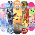 Double Tilt Scooter Beginner Four wheeled Maple Young Children PVC Flashing Wheel Skateboard|Skate Board| - Ebikpro.com