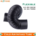 Car Cold Air Intake Tube Kit 2.5inch 3inch Flexible Air Inlet Duct Pipe System 63mm 76mm Universal - Air Intakes Parts - Officem