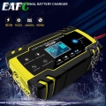 12v-24v 8a Full Automatic Car Battery Charger Power Pulse Repair Chargers Wet Dry Lead Acid Battery-chargers Digital Lcd Display