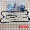 10X Aluminum Valve Cover Gasket For Daewoo Buick Excelle 1.8L Regal Chevrolet Captiva Opel Antara 2.4L Epica NO:90501944 5488936