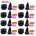 Set Of 8/4 1j0 973 724 Compatible 4 Pin Connector Clamp Clip For Vw/audi Vag Active Coil On Plug - Electronic Ignition - Officem