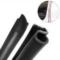 2pcs/lot Car Door Weatherstrip Car Door Edge Rubber Sealing For Car B Pillar Protection Sticker Front Auto Door Sealant - Filler