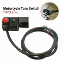 Discount! Universal 7/8" 22MM 12V Headlights/Turn Signal Lights/Horn Motorcycle Handlebar MountPush Button Horn Beam Turn S