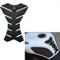 3D Black Fishbone Stickers Car Motorcycle Tank Pad Tankpad Protector For Motorcycle Universal Fishbone|Decals & Stickers|