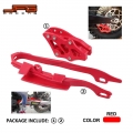 Motorcycle Red Chain Slider Guide Guard Swingarm Slider Protector For HONDA CR125R CR250R CRF250R CRF450R CRF250X CRF450X|Chain