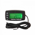 Tachometer Gauge Backlit Engine Hour Meter Resettable for Motorcycle Marine Glider ATV Snow Blower Lawn Mower Jet Ski Pit Bike|t